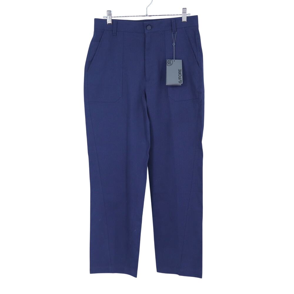 G/FORE Performance Straight Golf Trouser Twilight Navy NWT Twill Women's 8